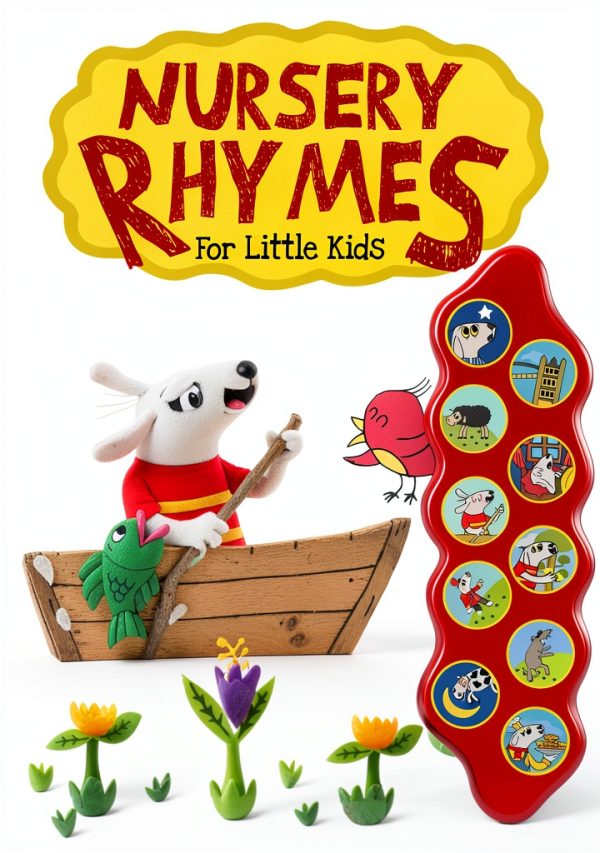 Toddler Poetry Book by KidsVerse 22 Page Nursery Rhymes Ages 2-5-0